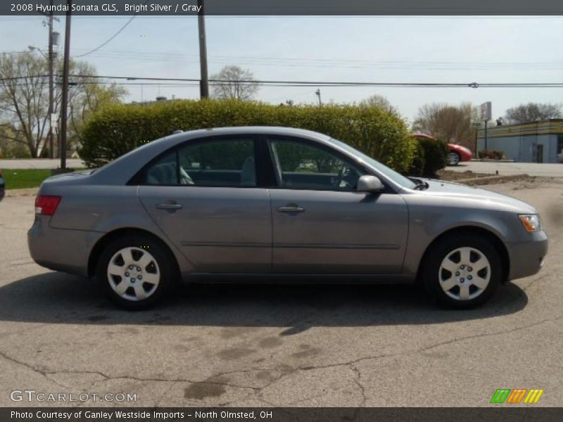 Bright Silver / Gray 2008 Hyundai Sonata GLS
