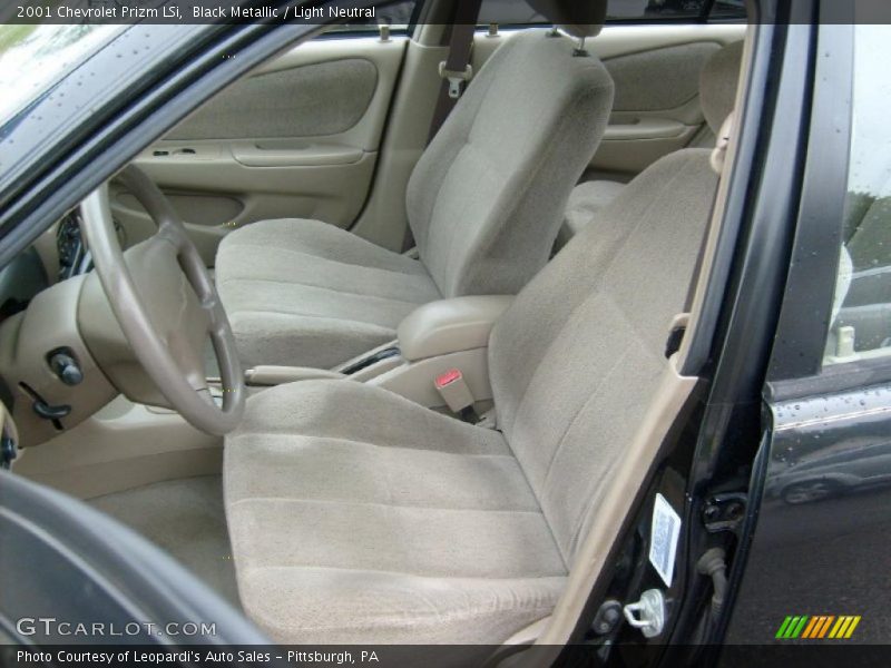 Black Metallic / Light Neutral 2001 Chevrolet Prizm LSi