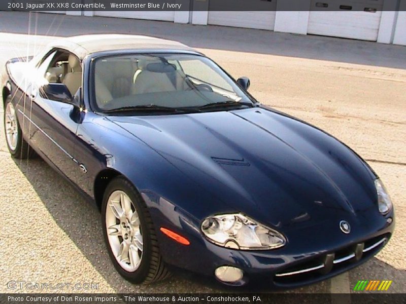Westminster Blue / Ivory 2001 Jaguar XK XK8 Convertible