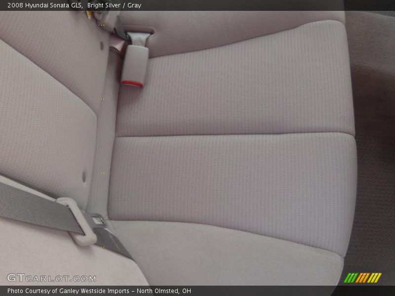 Bright Silver / Gray 2008 Hyundai Sonata GLS