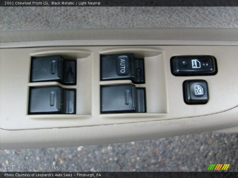 Black Metallic / Light Neutral 2001 Chevrolet Prizm LSi