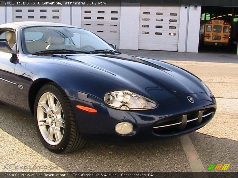 Westminster Blue / Ivory 2001 Jaguar XK XK8 Convertible