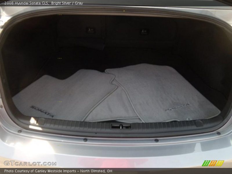 Bright Silver / Gray 2008 Hyundai Sonata GLS