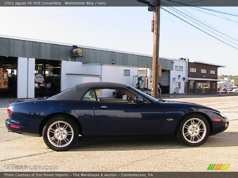Westminster Blue / Ivory 2001 Jaguar XK XK8 Convertible
