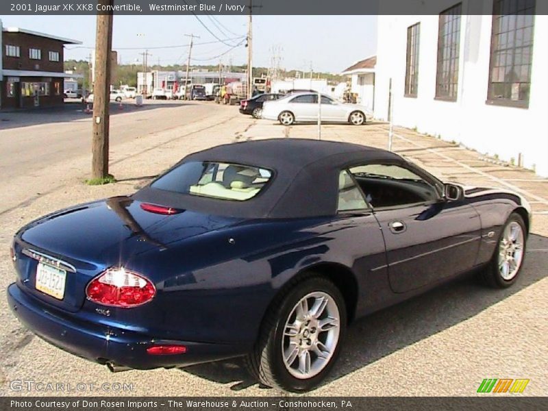 Westminster Blue / Ivory 2001 Jaguar XK XK8 Convertible