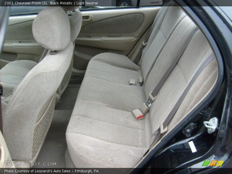 Black Metallic / Light Neutral 2001 Chevrolet Prizm LSi