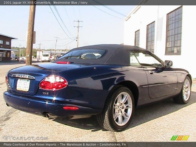 Westminster Blue / Ivory 2001 Jaguar XK XK8 Convertible