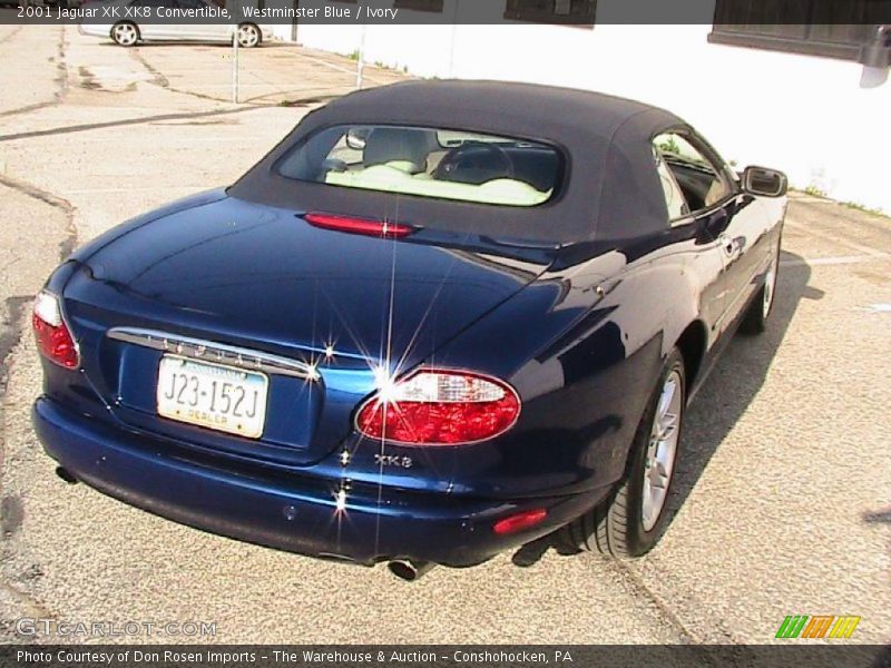 Westminster Blue / Ivory 2001 Jaguar XK XK8 Convertible