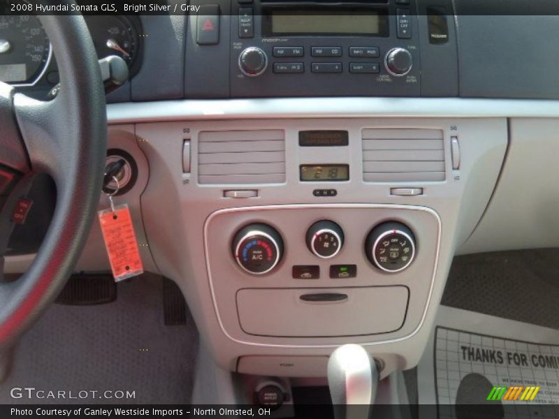 Bright Silver / Gray 2008 Hyundai Sonata GLS