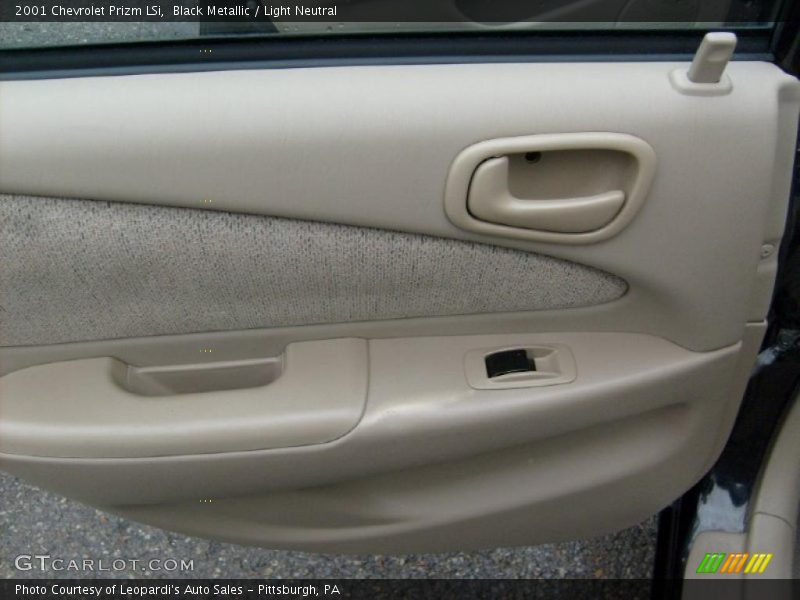 Black Metallic / Light Neutral 2001 Chevrolet Prizm LSi