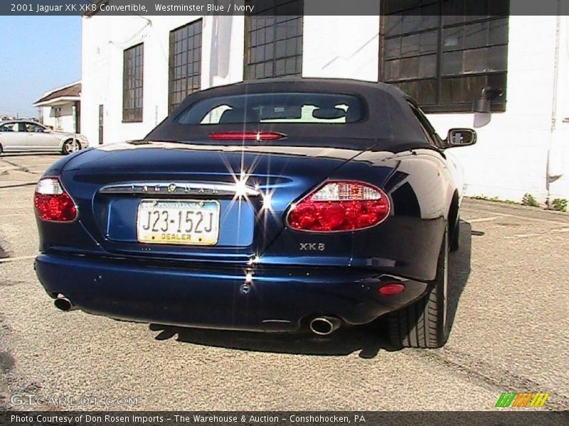 Westminster Blue / Ivory 2001 Jaguar XK XK8 Convertible