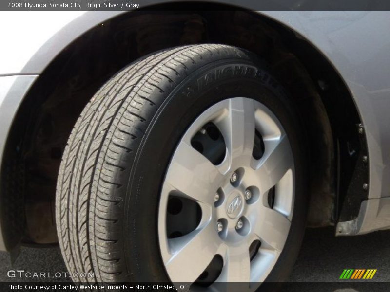 Bright Silver / Gray 2008 Hyundai Sonata GLS