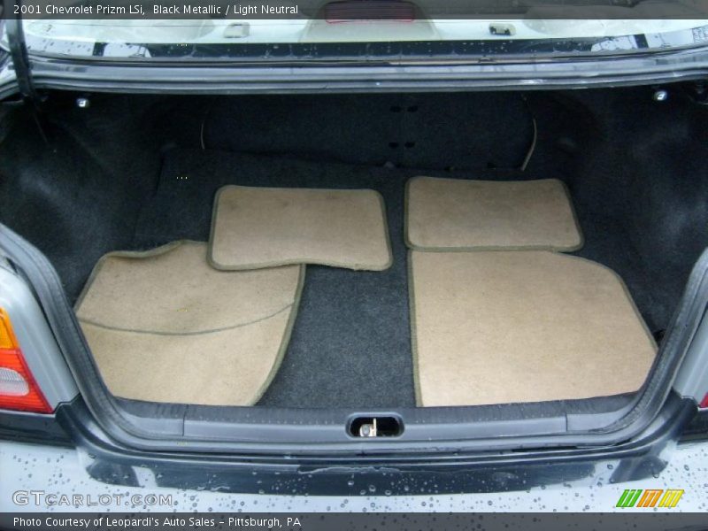 Black Metallic / Light Neutral 2001 Chevrolet Prizm LSi