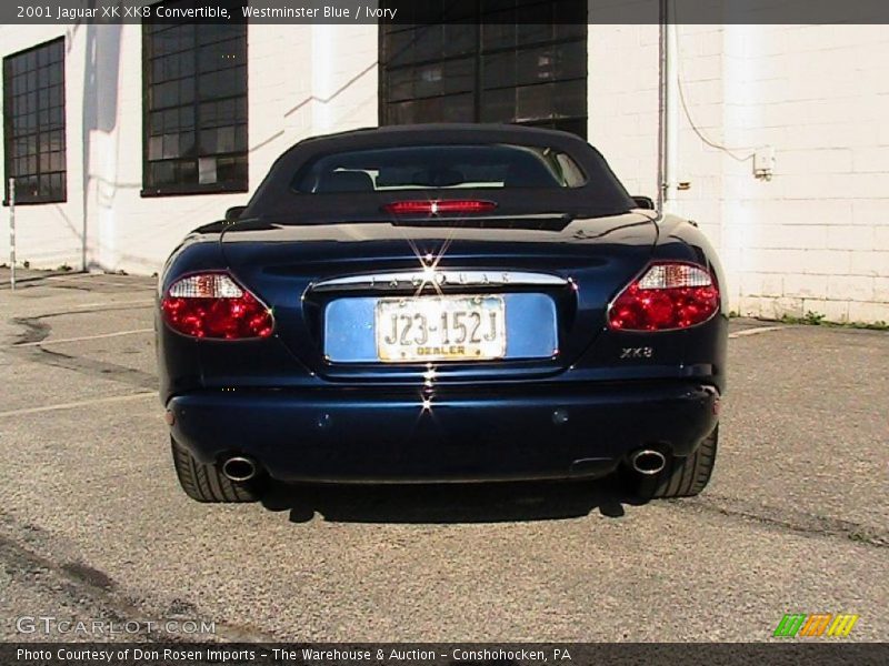 Westminster Blue / Ivory 2001 Jaguar XK XK8 Convertible