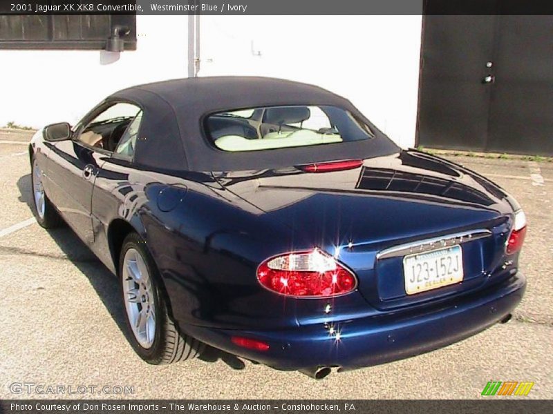 Westminster Blue / Ivory 2001 Jaguar XK XK8 Convertible