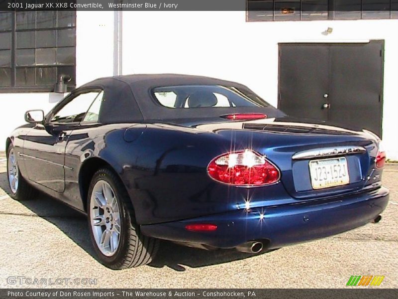 Westminster Blue / Ivory 2001 Jaguar XK XK8 Convertible