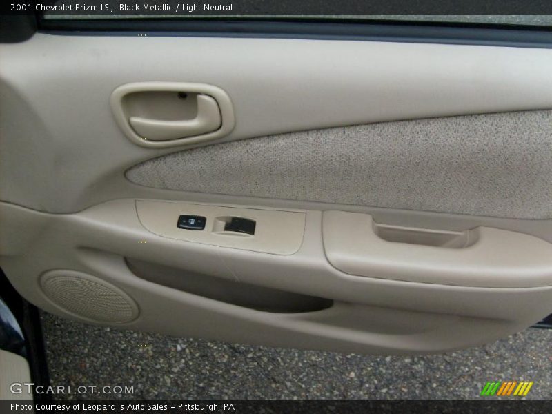Black Metallic / Light Neutral 2001 Chevrolet Prizm LSi