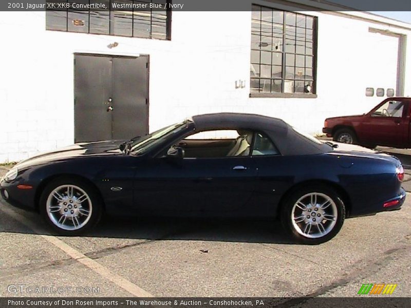 Westminster Blue / Ivory 2001 Jaguar XK XK8 Convertible