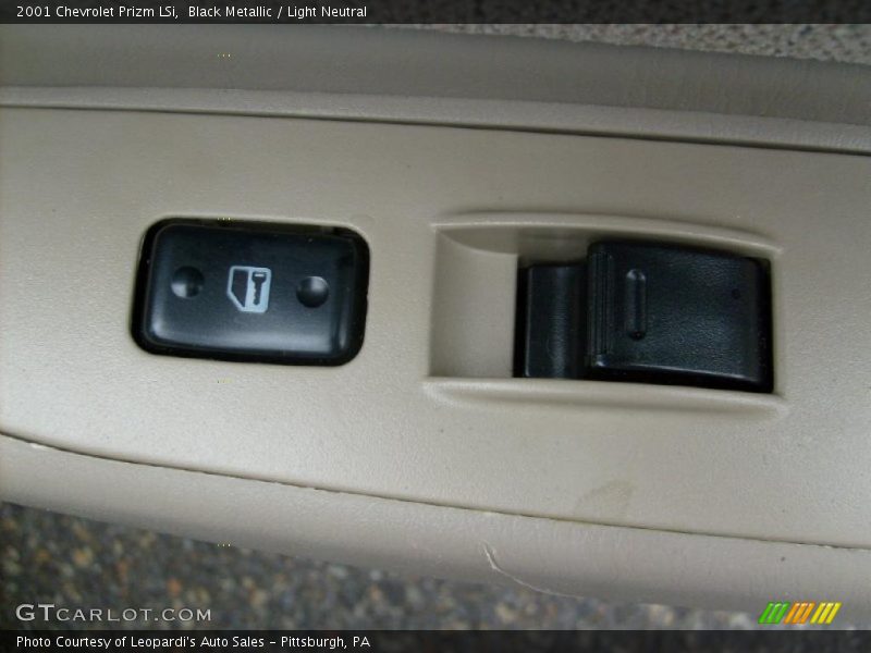 Black Metallic / Light Neutral 2001 Chevrolet Prizm LSi