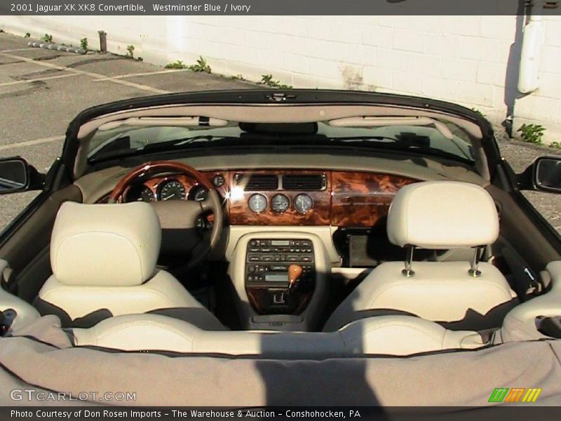 Westminster Blue / Ivory 2001 Jaguar XK XK8 Convertible