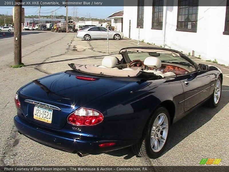 Westminster Blue / Ivory 2001 Jaguar XK XK8 Convertible