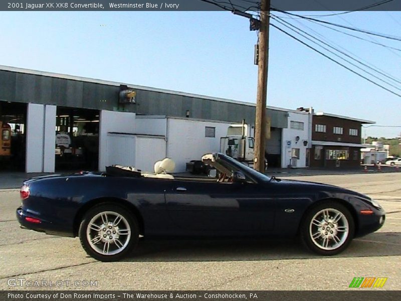 Westminster Blue / Ivory 2001 Jaguar XK XK8 Convertible