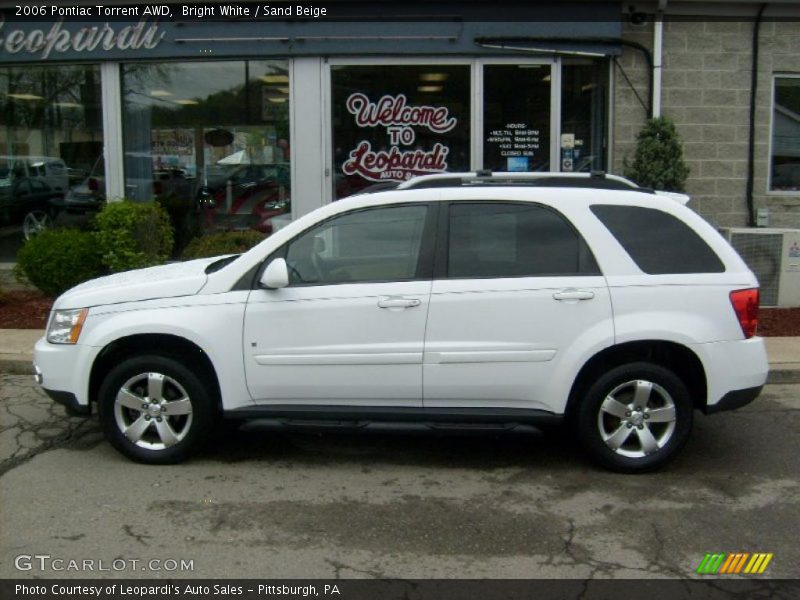 Bright White / Sand Beige 2006 Pontiac Torrent AWD