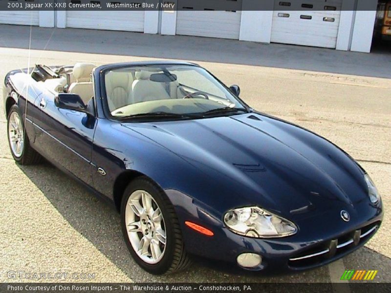 Westminster Blue / Ivory 2001 Jaguar XK XK8 Convertible