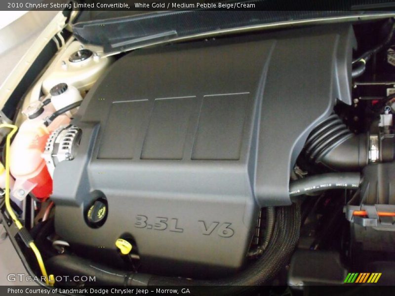 White Gold / Medium Pebble Beige/Cream 2010 Chrysler Sebring Limited Convertible