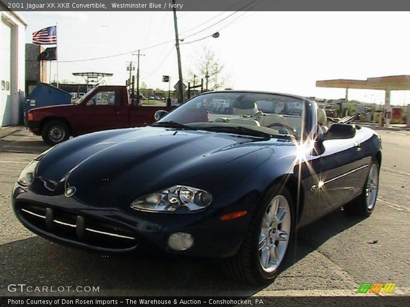 Westminster Blue / Ivory 2001 Jaguar XK XK8 Convertible