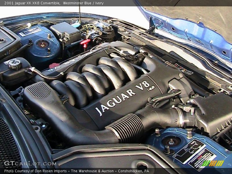 Westminster Blue / Ivory 2001 Jaguar XK XK8 Convertible