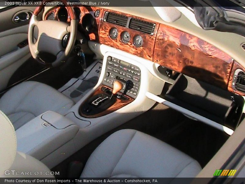 Westminster Blue / Ivory 2001 Jaguar XK XK8 Convertible