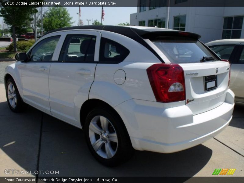 Stone White / Dark Slate Gray 2010 Dodge Caliber Mainstreet