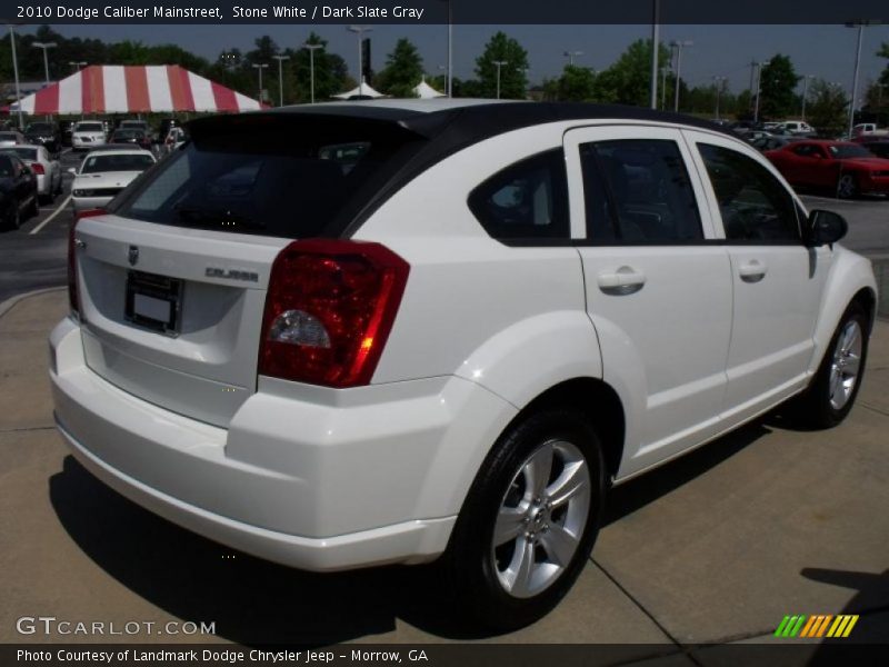 Stone White / Dark Slate Gray 2010 Dodge Caliber Mainstreet
