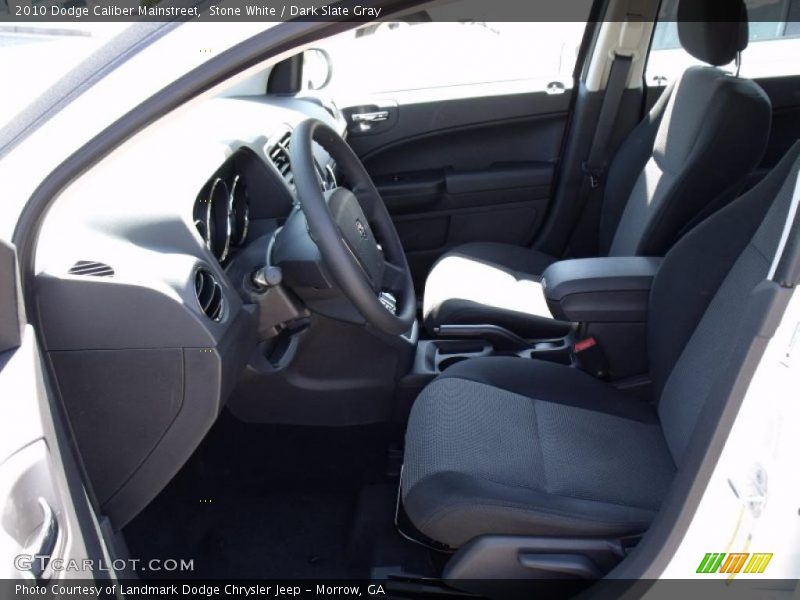 Stone White / Dark Slate Gray 2010 Dodge Caliber Mainstreet