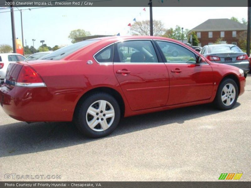 Precision Red / Gray 2008 Chevrolet Impala LS