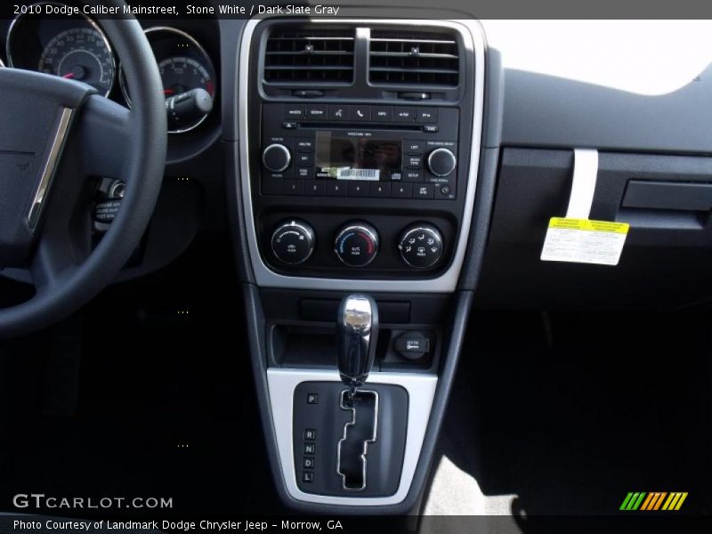 Stone White / Dark Slate Gray 2010 Dodge Caliber Mainstreet