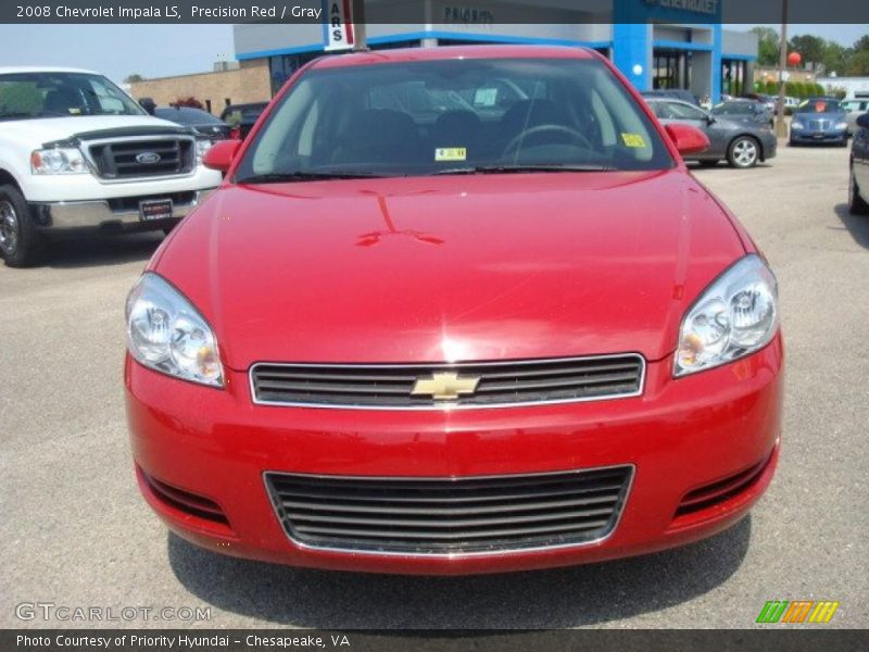 Precision Red / Gray 2008 Chevrolet Impala LS