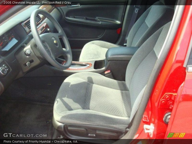 Precision Red / Gray 2008 Chevrolet Impala LS