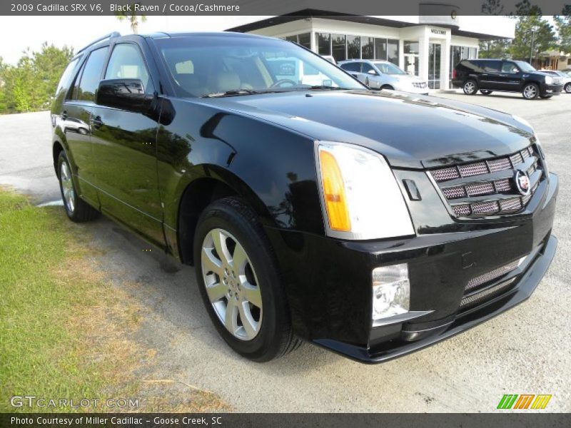 Black Raven / Cocoa/Cashmere 2009 Cadillac SRX V6