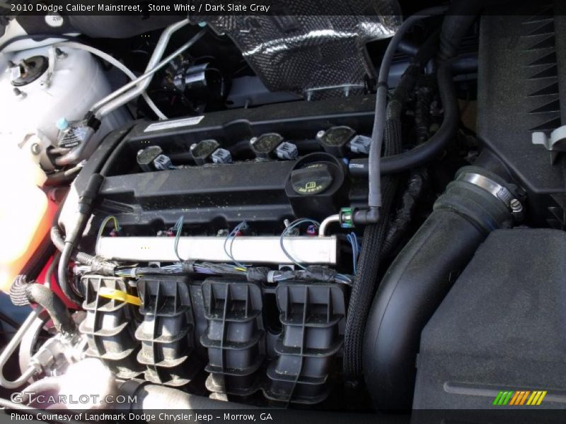 Stone White / Dark Slate Gray 2010 Dodge Caliber Mainstreet