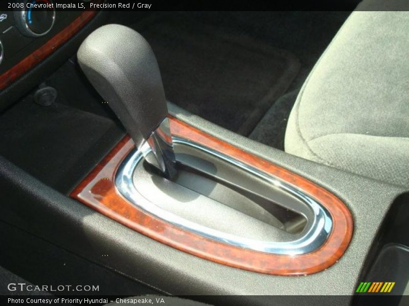 Precision Red / Gray 2008 Chevrolet Impala LS
