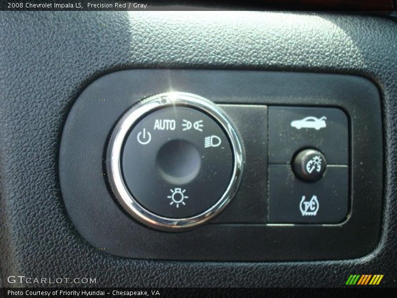 Precision Red / Gray 2008 Chevrolet Impala LS