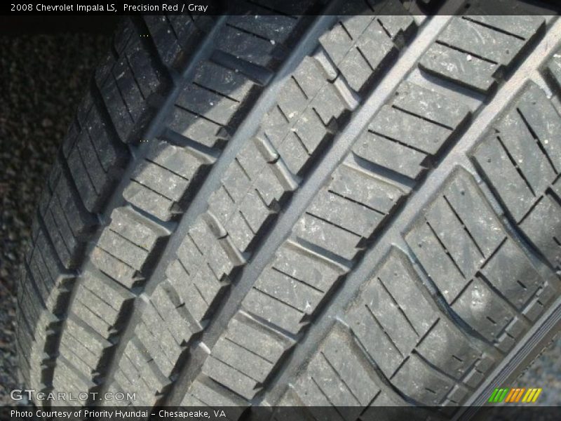 Precision Red / Gray 2008 Chevrolet Impala LS