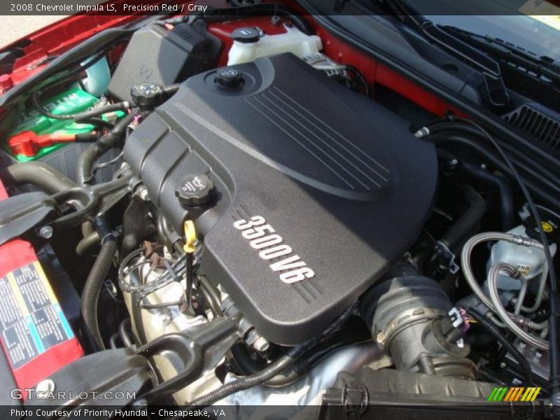 Precision Red / Gray 2008 Chevrolet Impala LS