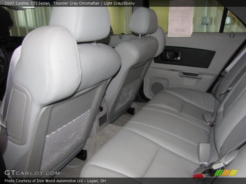 Thunder Gray Chromaflair / Light Gray/Ebony 2007 Cadillac CTS Sedan