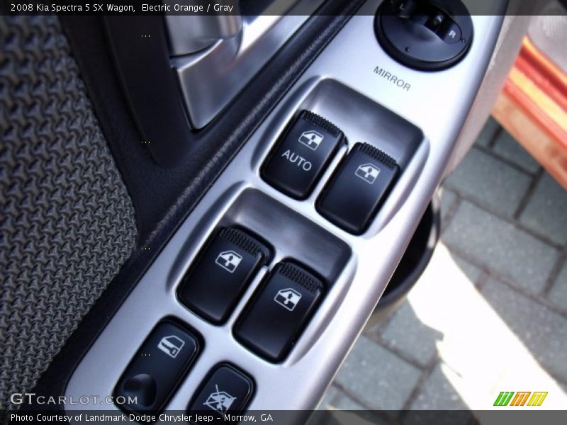 Electric Orange / Gray 2008 Kia Spectra 5 SX Wagon
