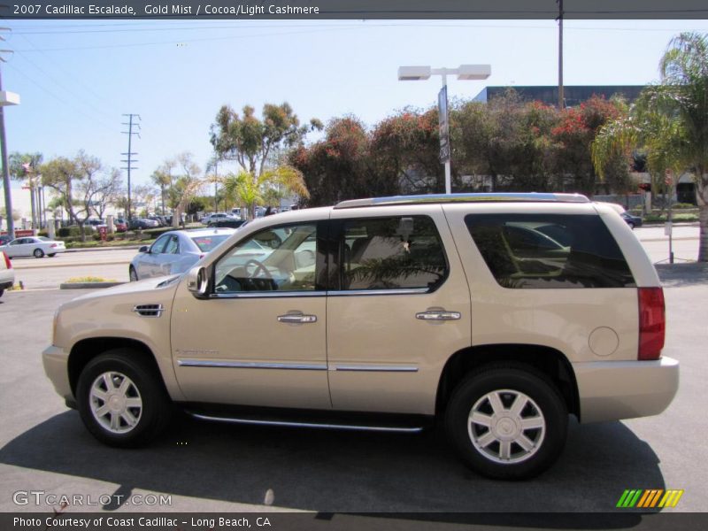 Gold Mist / Cocoa/Light Cashmere 2007 Cadillac Escalade