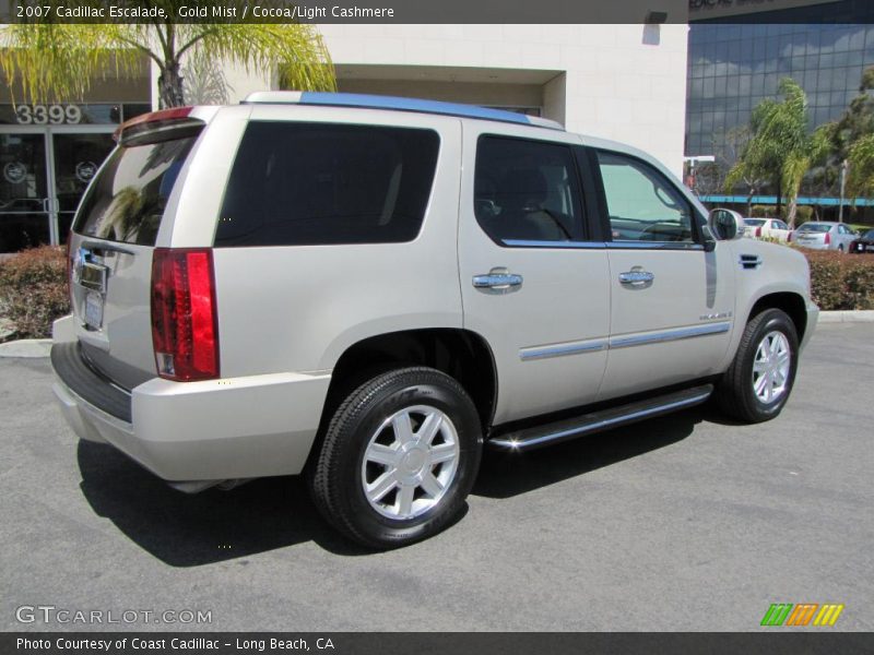 Gold Mist / Cocoa/Light Cashmere 2007 Cadillac Escalade