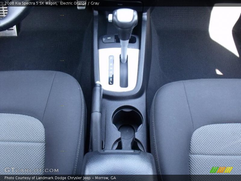Electric Orange / Gray 2008 Kia Spectra 5 SX Wagon